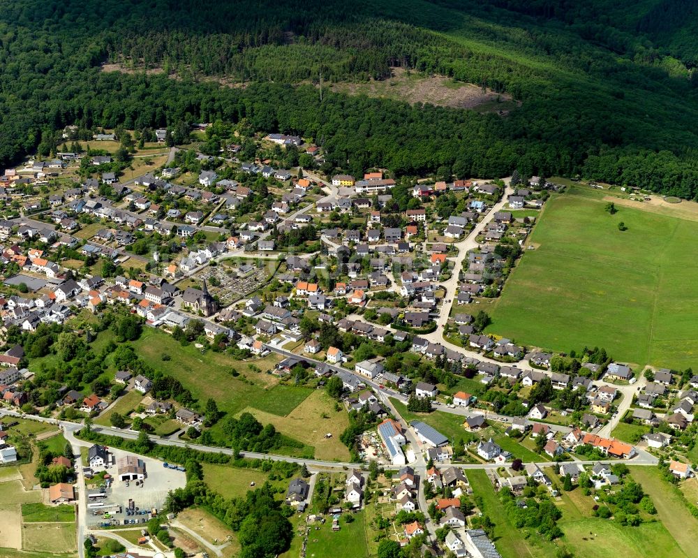 Seibersbach von oben - Ortsansicht von Seibersbach im Bundesland Rheinland-Pfalz