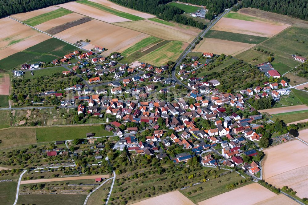 Seifriedsburg von oben - Ortsansicht in Seifriedsburg im Bundesland Bayern, Deutschland