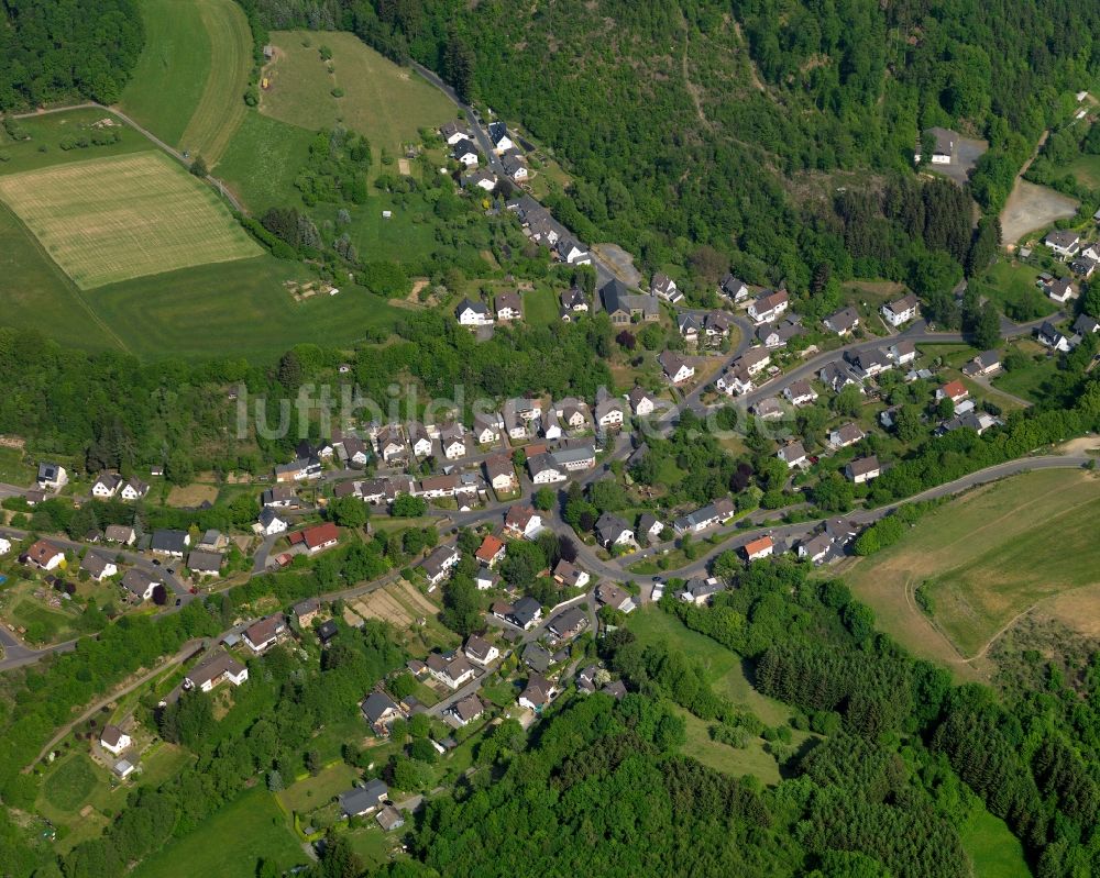 Selbach (Sieg) von oben - Ortsansicht von Selbach (Sieg) im Bundesland Rheinland-Pfalz