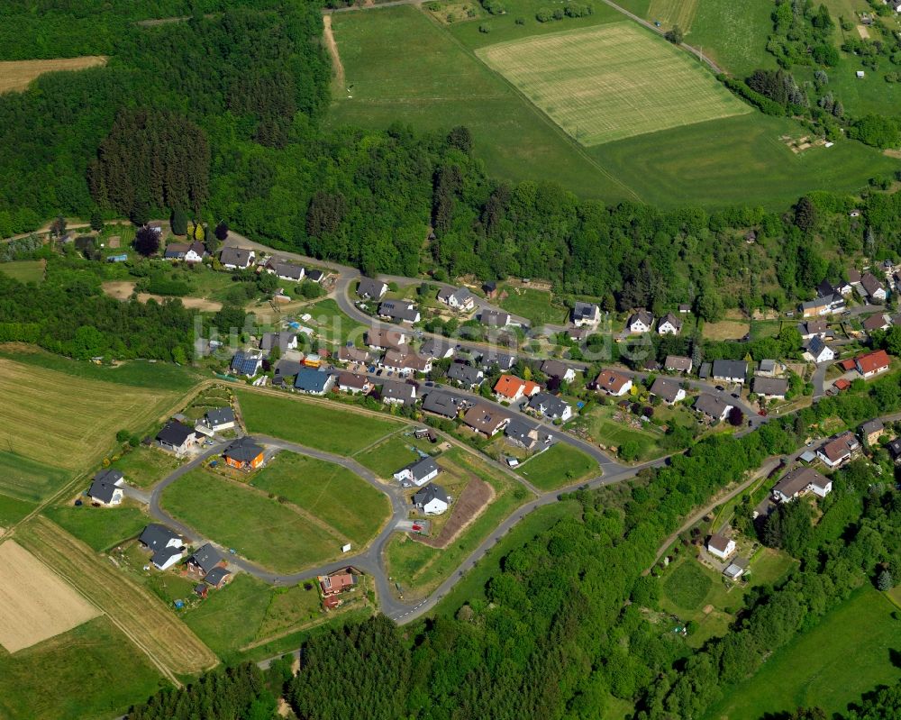 Selbach (Sieg) aus der Vogelperspektive: Ortsansicht von Selbach (Sieg) im Bundesland Rheinland-Pfalz