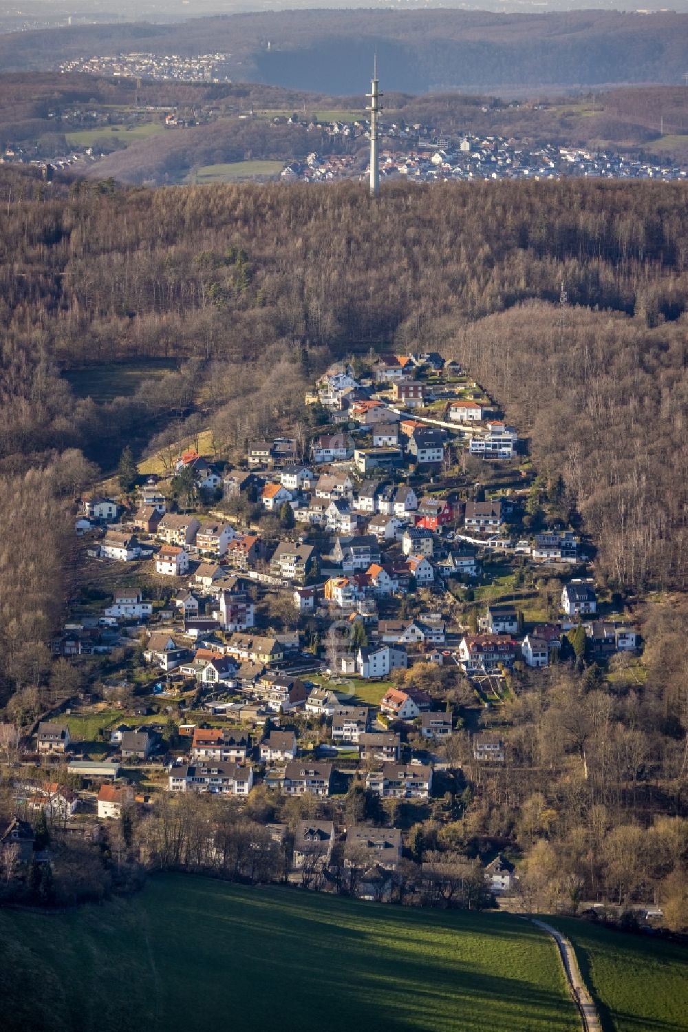 Selbecke von oben - Ortsansicht in Selbecke im Bundesland Nordrhein-Westfalen, Deutschland