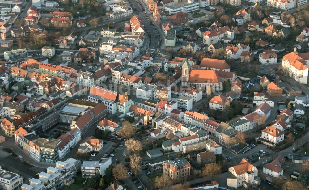 Senftenberg aus der Vogelperspektive: Ortsansicht in Senftenberg im Bundesland Brandenburg