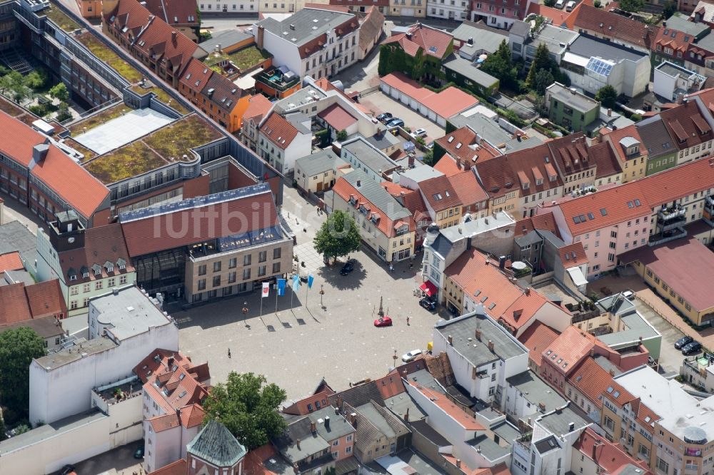 Senftenberg aus der Vogelperspektive: Ortsansicht in Senftenberg im Bundesland Brandenburg