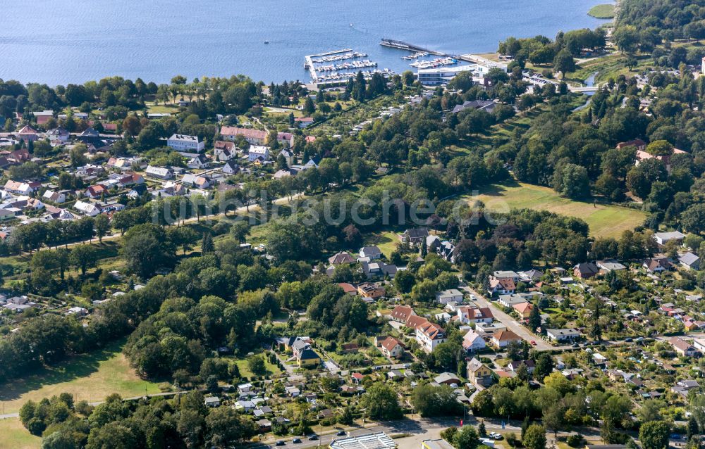 Senftenberg von oben - Ortsansicht in Senftenberg im Bundesland Brandenburg