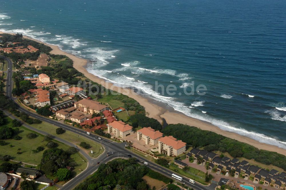 Luftaufnahme SHELLY BEACH - Ortsansicht von Shelly Beach in Südafrika