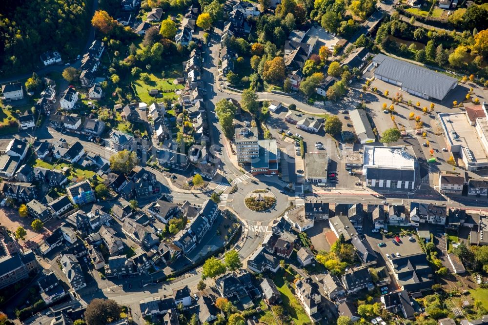 Siegen von oben - Ortsansicht in Siegen im Bundesland Nordrhein-Westfalen