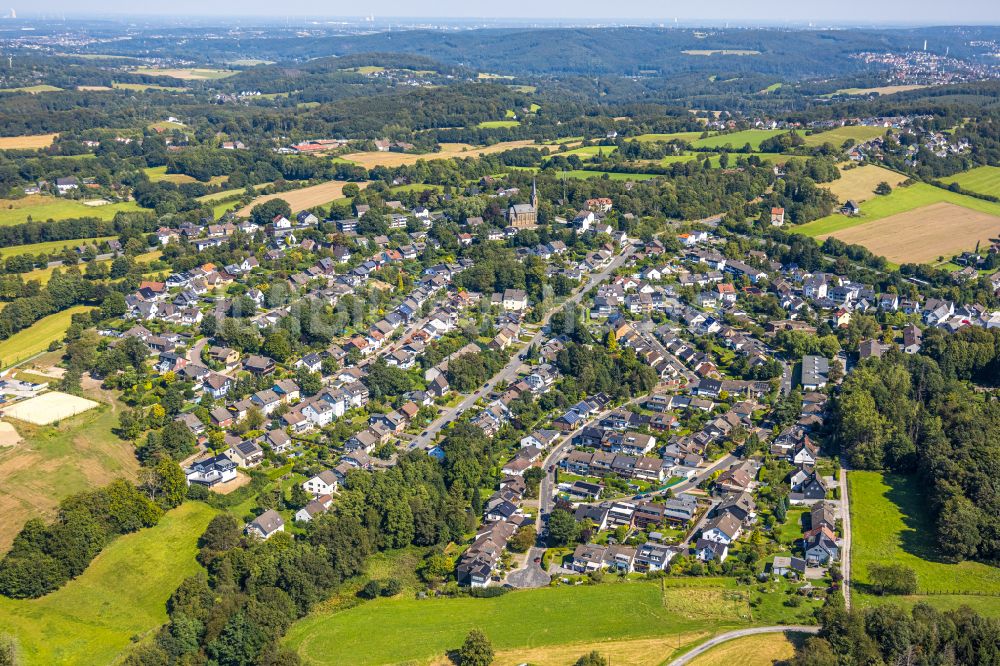 Luftaufnahme Silschede - Ortsansicht in Silschede im Bundesland Nordrhein-Westfalen, Deutschland