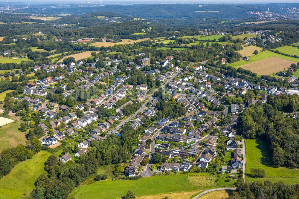 Silschede von oben - Ortsansicht in Silschede im Bundesland Nordrhein-Westfalen, Deutschland