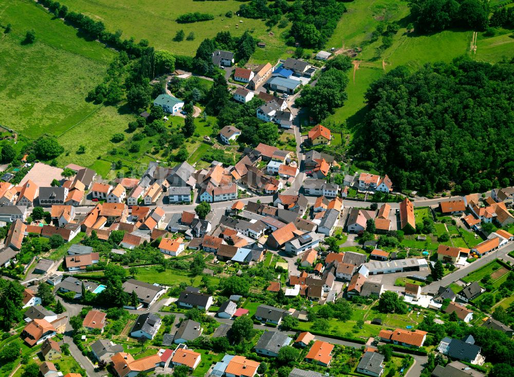 Sippersfeld von oben - Ortsansicht in Sippersfeld im Bundesland Rheinland-Pfalz, Deutschland