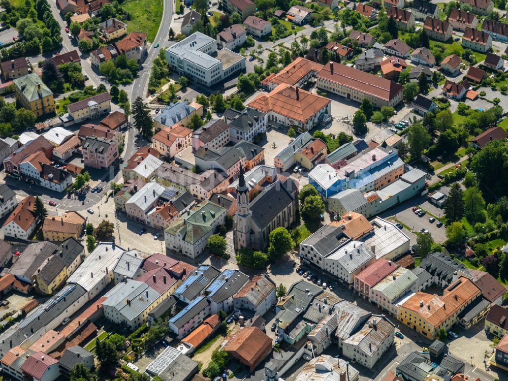 Solla von oben - Ortsansicht in Solla im Bundesland Bayern, Deutschland