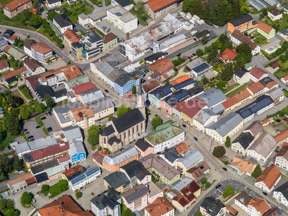 Luftaufnahme Solla - Ortsansicht in Solla im Bundesland Bayern, Deutschland