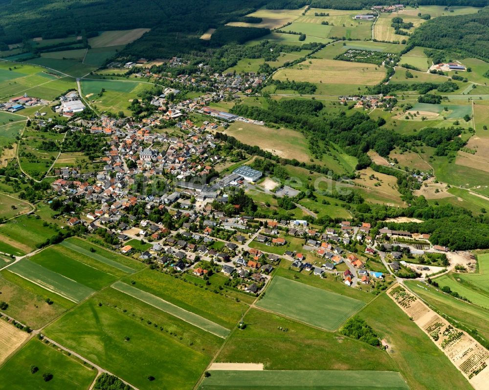 Spabrücken von oben - Ortsansicht von Spabrücken im Bundesland Rheinland-Pfalz