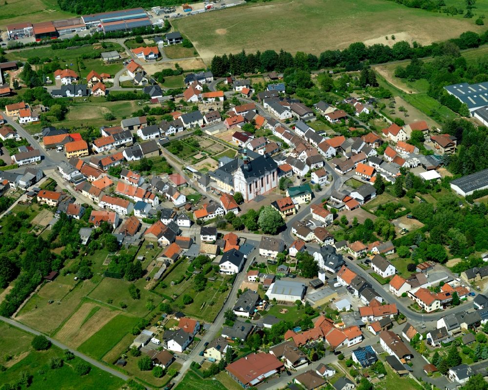 Luftaufnahme Spabrücken - Ortsansicht von Spabrücken im Bundesland Rheinland-Pfalz