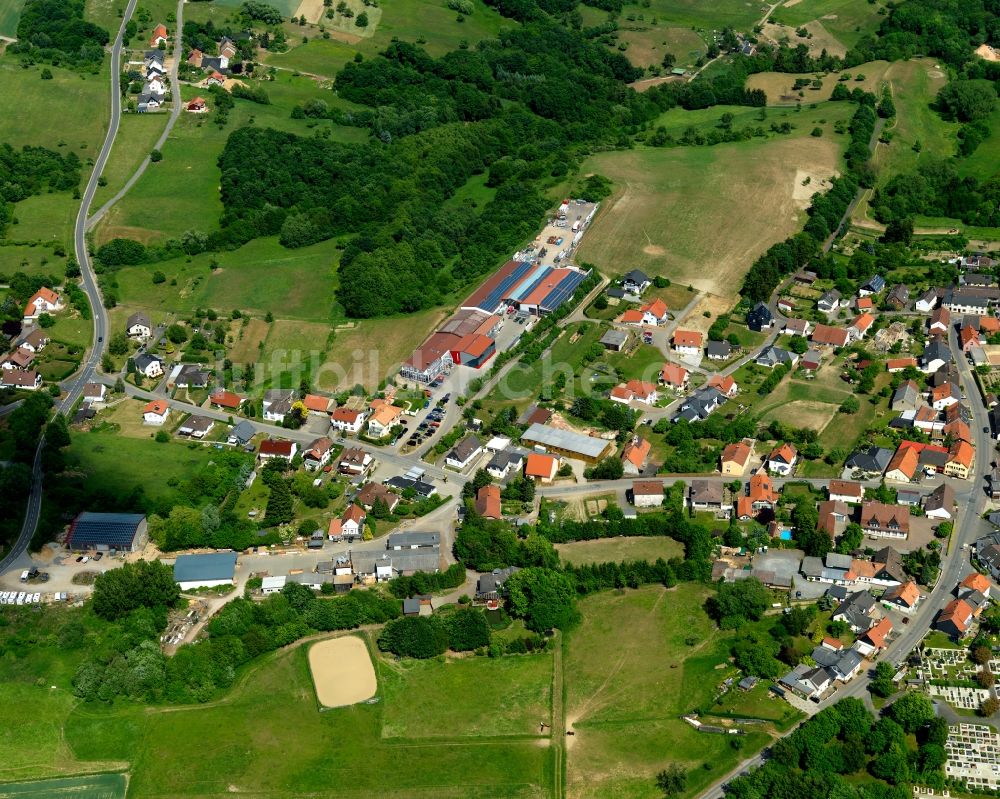 Spabrücken von oben - Ortsansicht von Spabrücken im Bundesland Rheinland-Pfalz