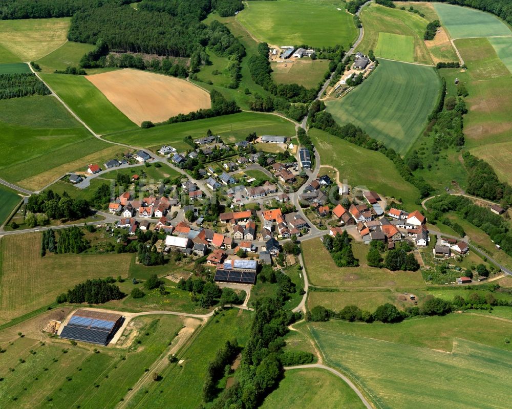 Luftaufnahme Spall - Ortsansicht von Spall im Bundesland Rheinland-Pfalz