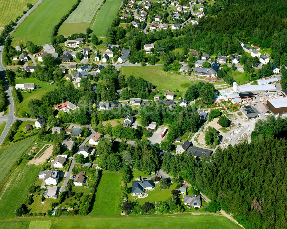 Luftaufnahme Sparneck - Ortsansicht in Sparneck im Bundesland Bayern, Deutschland