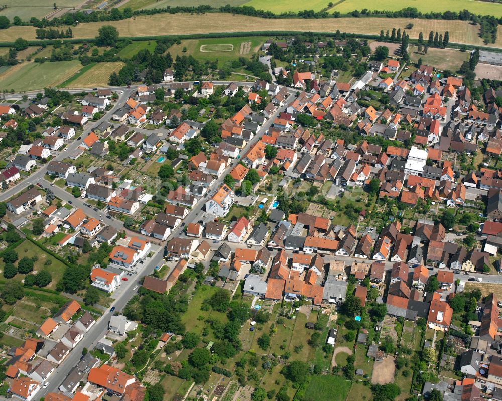 Spöck von oben - Ortsansicht in Spöck im Bundesland Baden-Württemberg, Deutschland