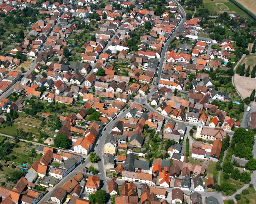 Spöck aus der Vogelperspektive: Ortsansicht in Spöck im Bundesland Baden-Württemberg, Deutschland