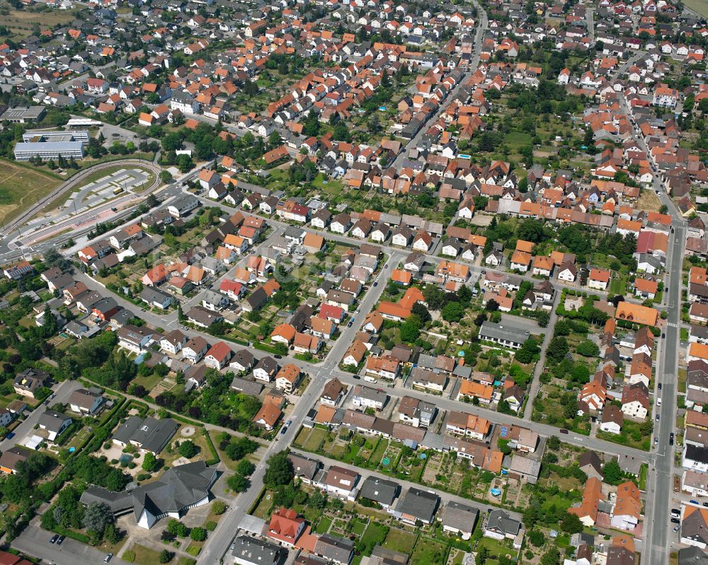 Luftbild Spöck - Ortsansicht in Spöck im Bundesland Baden-Württemberg, Deutschland