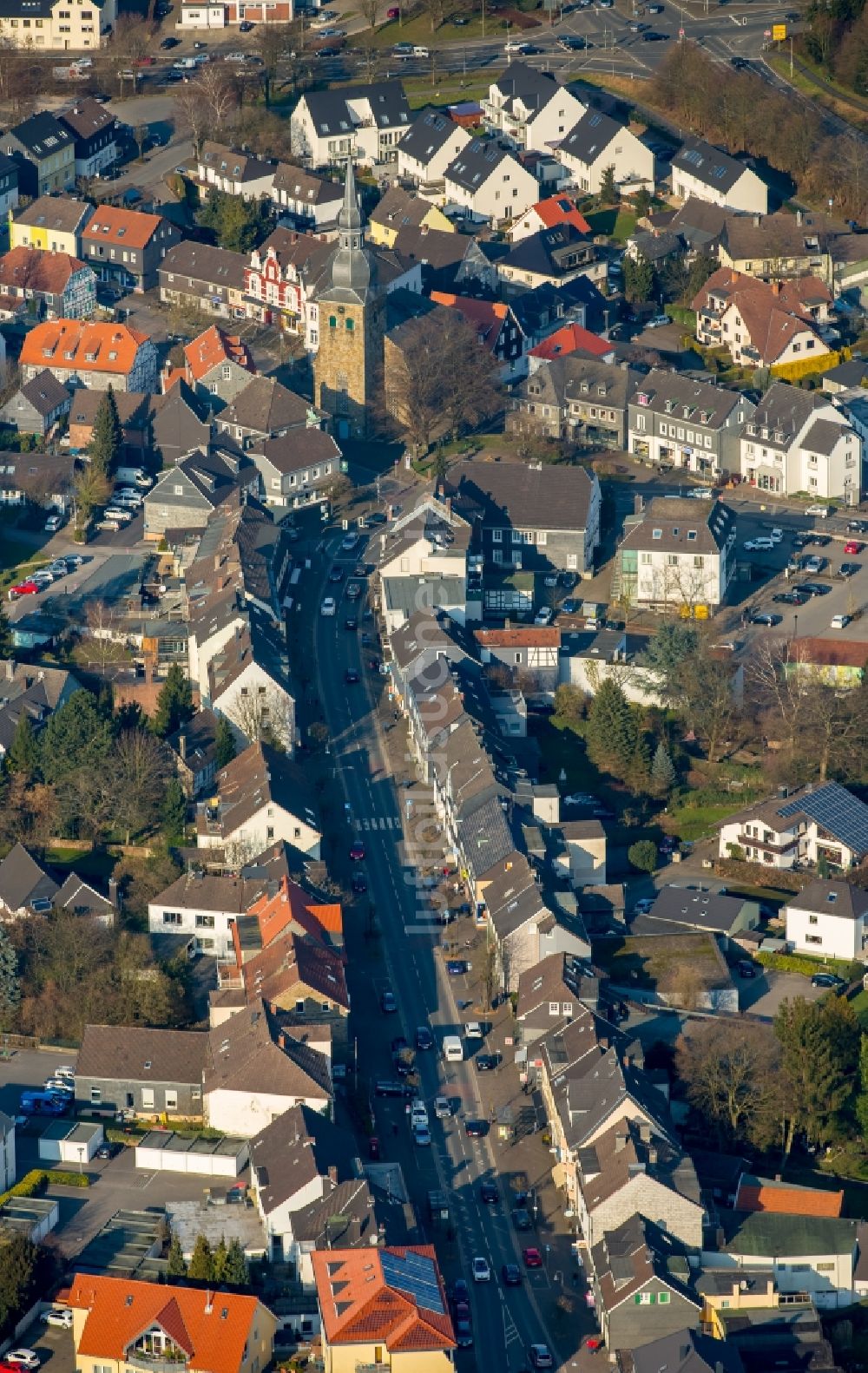 Sprockhövel aus der Vogelperspektive: Ortsansicht in Sprockhövel im Bundesland Nordrhein-Westfalen