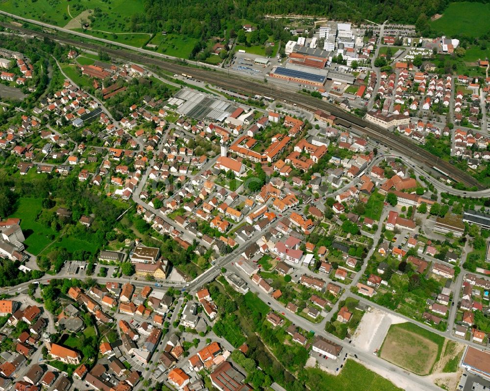 Süßen aus der Vogelperspektive: Ortsansicht in Süßen im Bundesland Baden-Württemberg, Deutschland