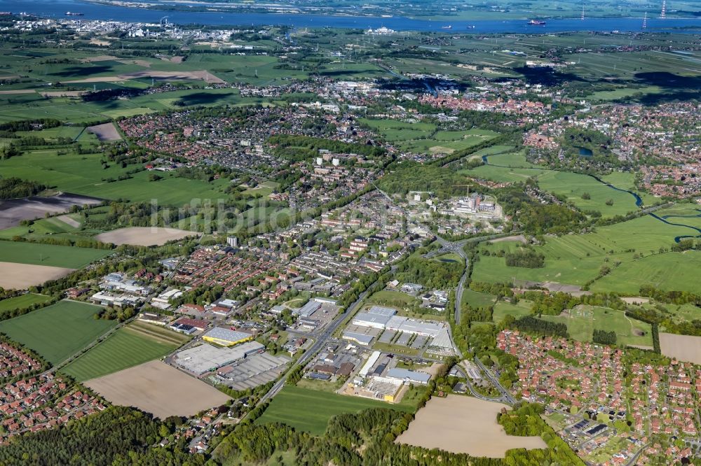 Luftaufnahme Stade - Ortsansicht in Stade Hahle im Bundesland Niedersachsen, Deutschland