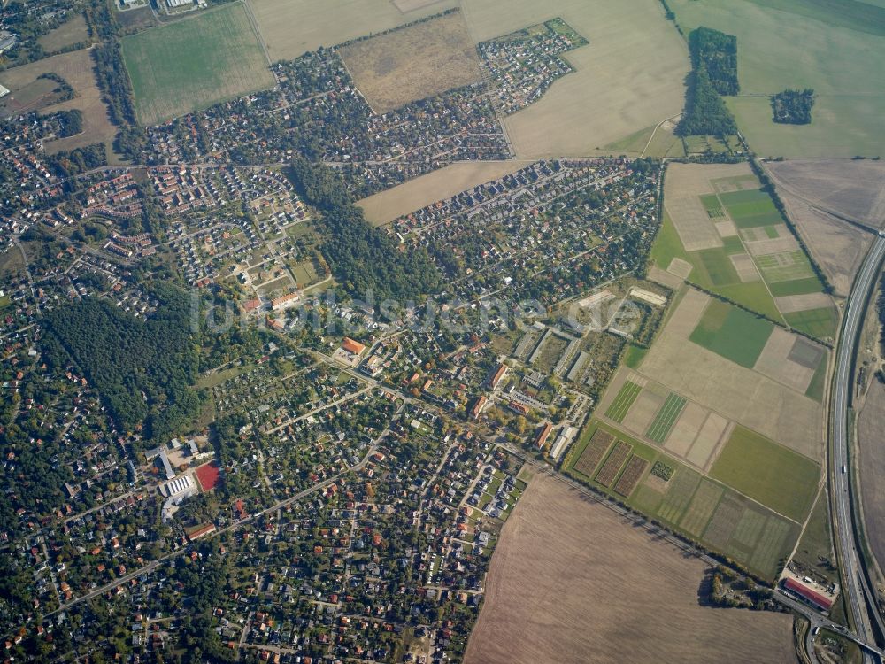 Luftaufnahme Stahnsdorf - Ortsansicht in Stahnsdorf im Bundesland Brandenburg