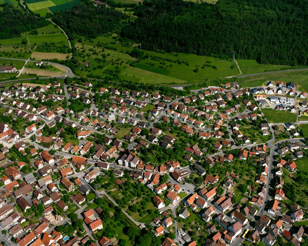 Stammheim aus der Vogelperspektive: Ortsansicht in Stammheim im Bundesland Baden-Württemberg, Deutschland