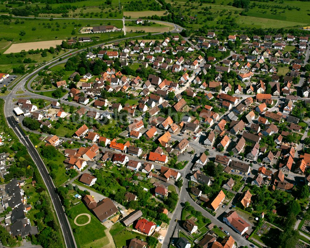 Stammheim von oben - Ortsansicht in Stammheim im Bundesland Baden-Württemberg, Deutschland