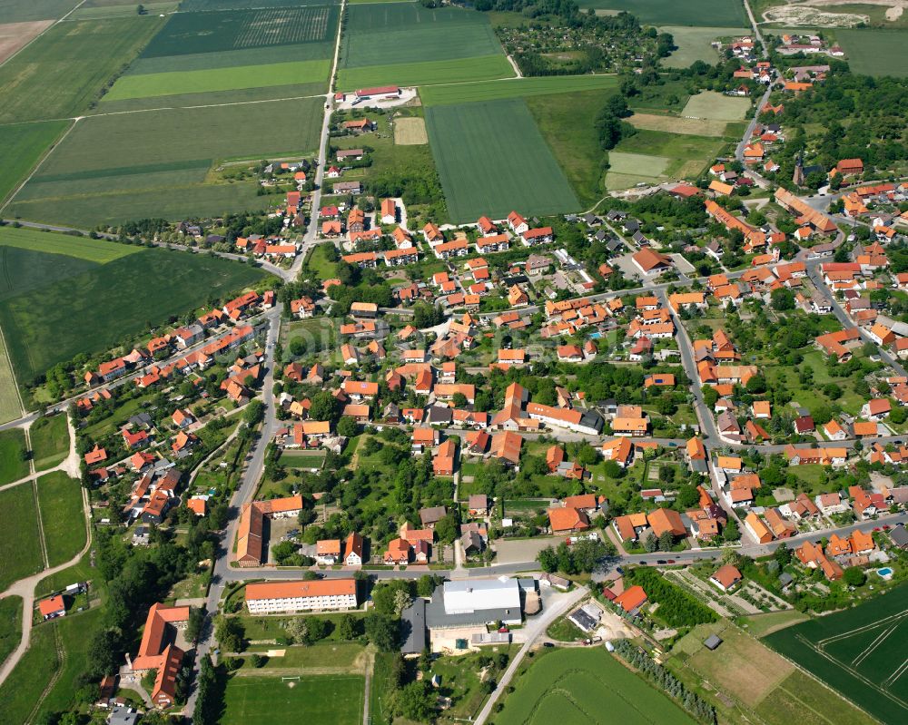 Stapelburg von oben - Ortsansicht in Stapelburg im Bundesland Sachsen-Anhalt, Deutschland