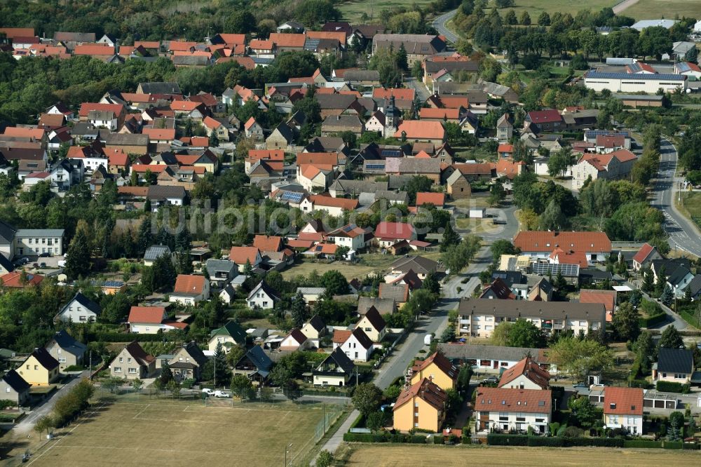 Luftbild Steigra - Ortsansicht in Steigra im Bundesland Sachsen-Anhalt