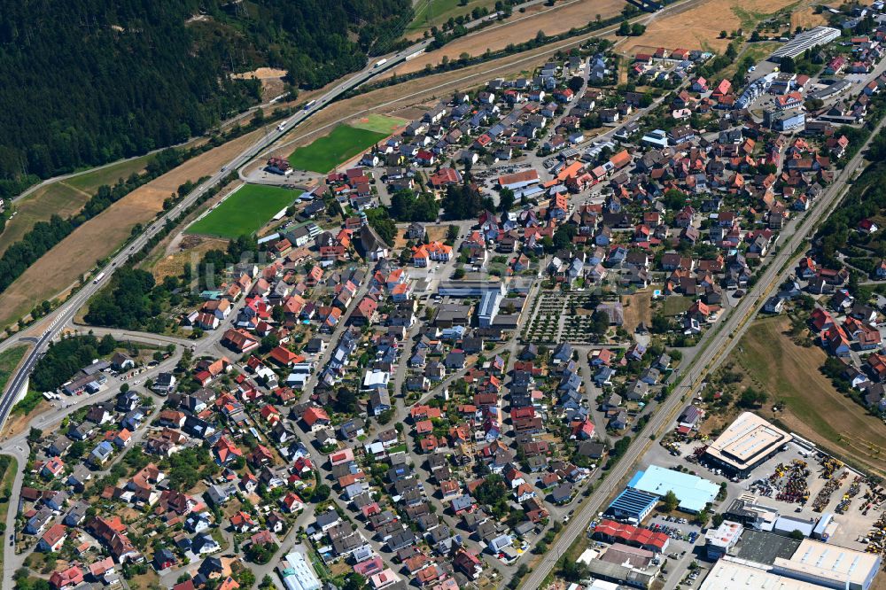 Steinach aus der Vogelperspektive: Ortsansicht in Steinach im Bundesland Baden-Württemberg, Deutschland