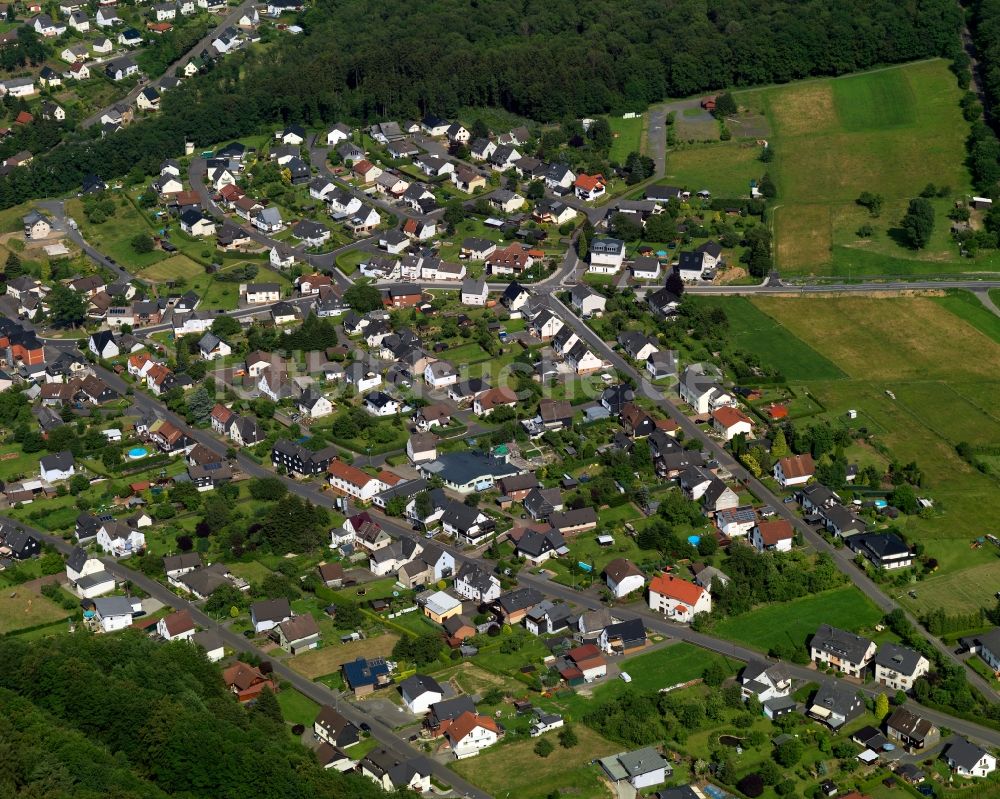 Luftaufnahme Steinebach - Ortsansicht von Steinebach im Bundesland Rheinland-Pfalz