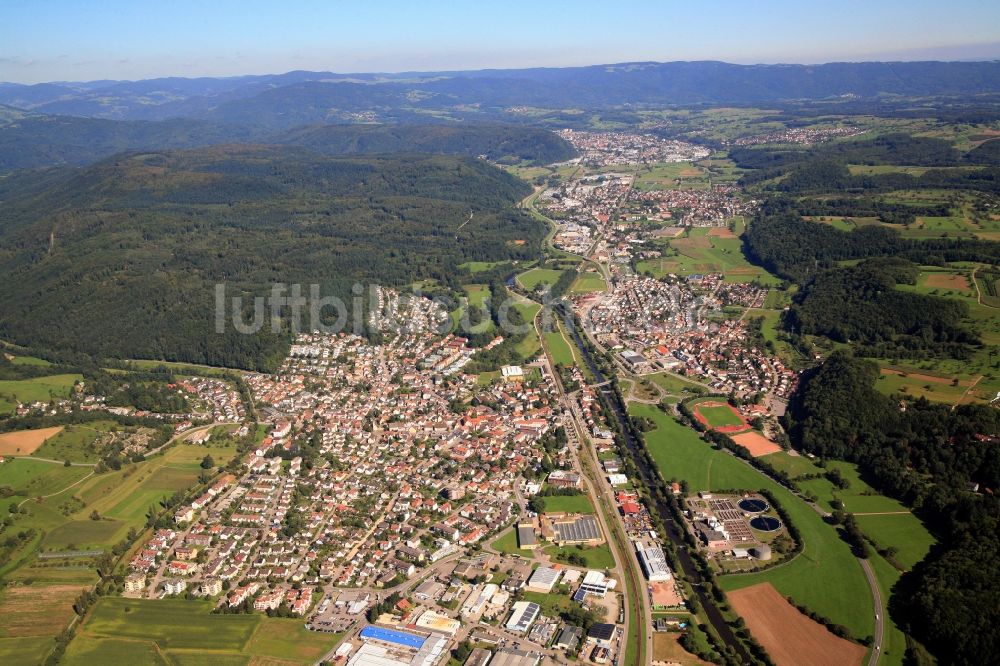 Luftbild Steinen - Ortsansicht in Steinen im Bundesland Baden-Württemberg