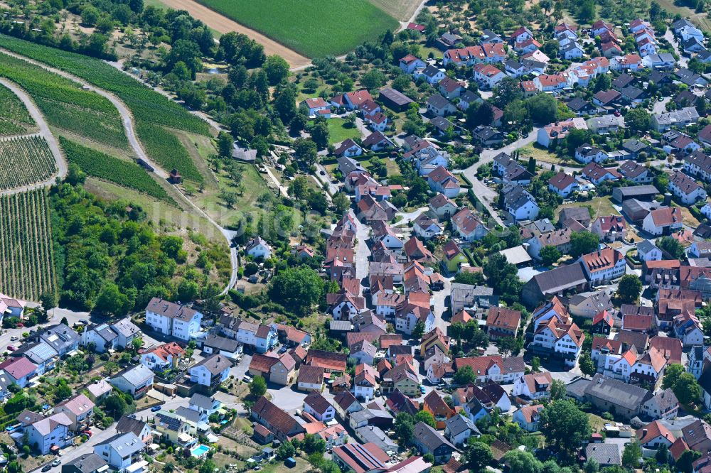 Steinheim an der Murr aus der Vogelperspektive: Ortsansicht in Steinheim an der Murr im Bundesland Baden-Württemberg, Deutschland