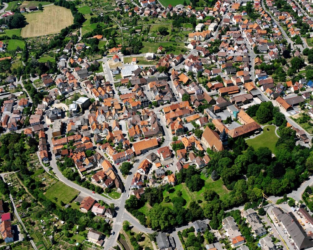 Luftbild Stetten a.H. - Ortsansicht in Stetten a.H. im Bundesland Baden-Württemberg, Deutschland