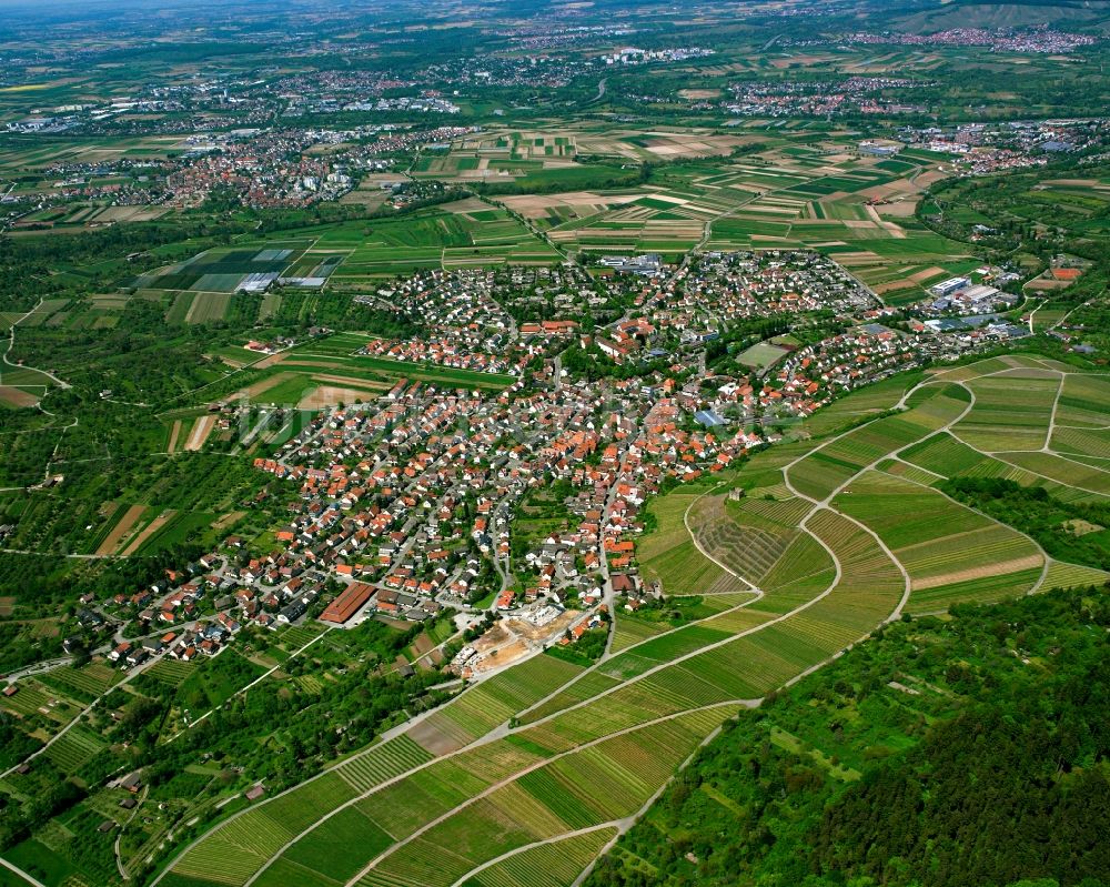 Stetten aus der Vogelperspektive: Ortsansicht in Stetten im Bundesland Baden-Württemberg, Deutschland