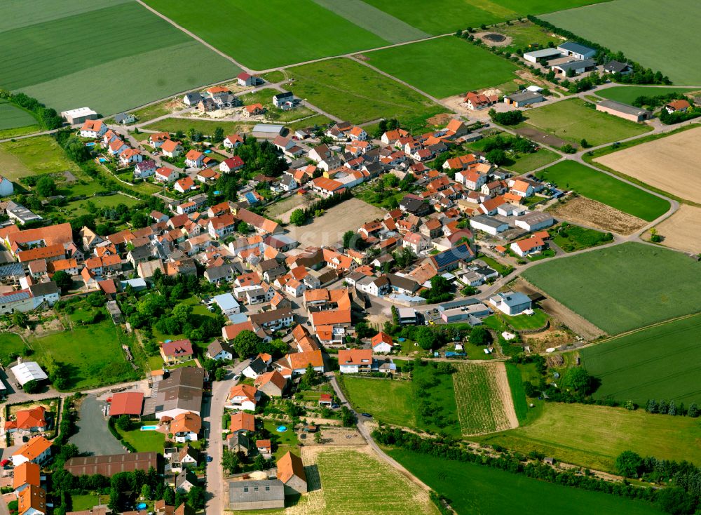 Stetten von oben - Ortsansicht in Stetten im Bundesland Rheinland-Pfalz, Deutschland