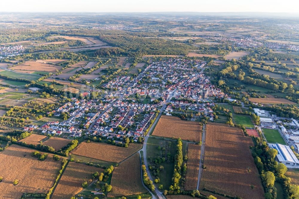 Luftbild Stettfeld - Ortsansicht in Stettfeld im Bundesland Baden-Württemberg, Deutschland