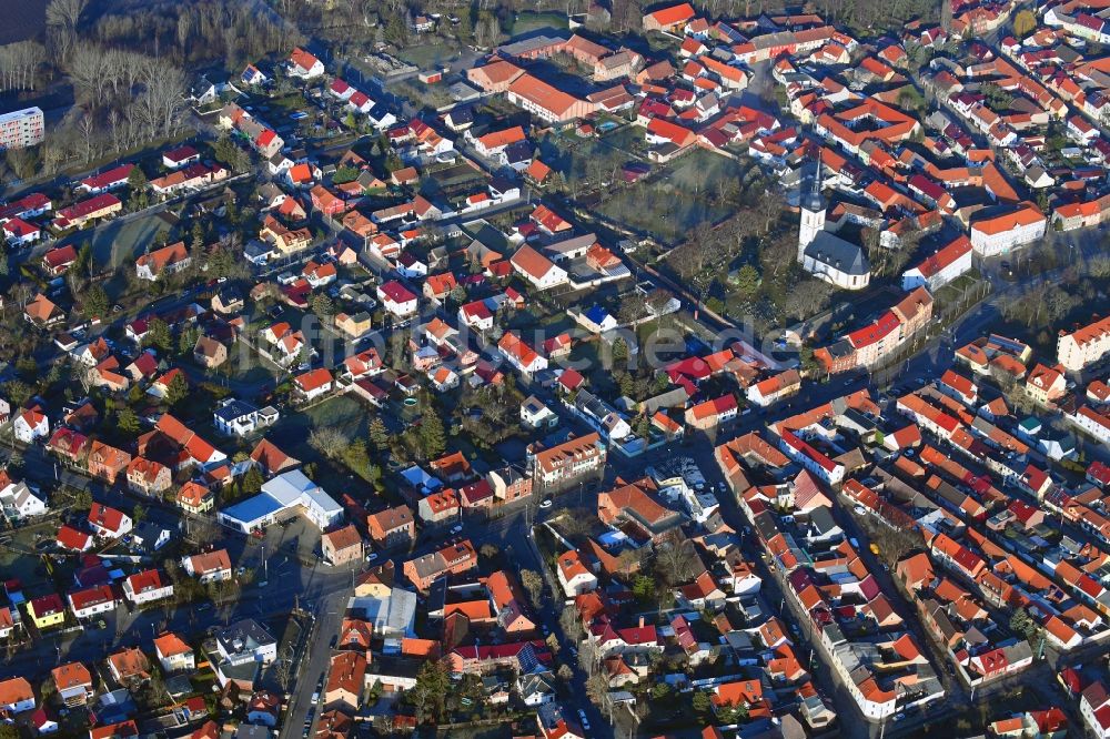 Luftbild Stotternheim - Ortsansicht in Stotternheim im Bundesland Thüringen, Deutschland