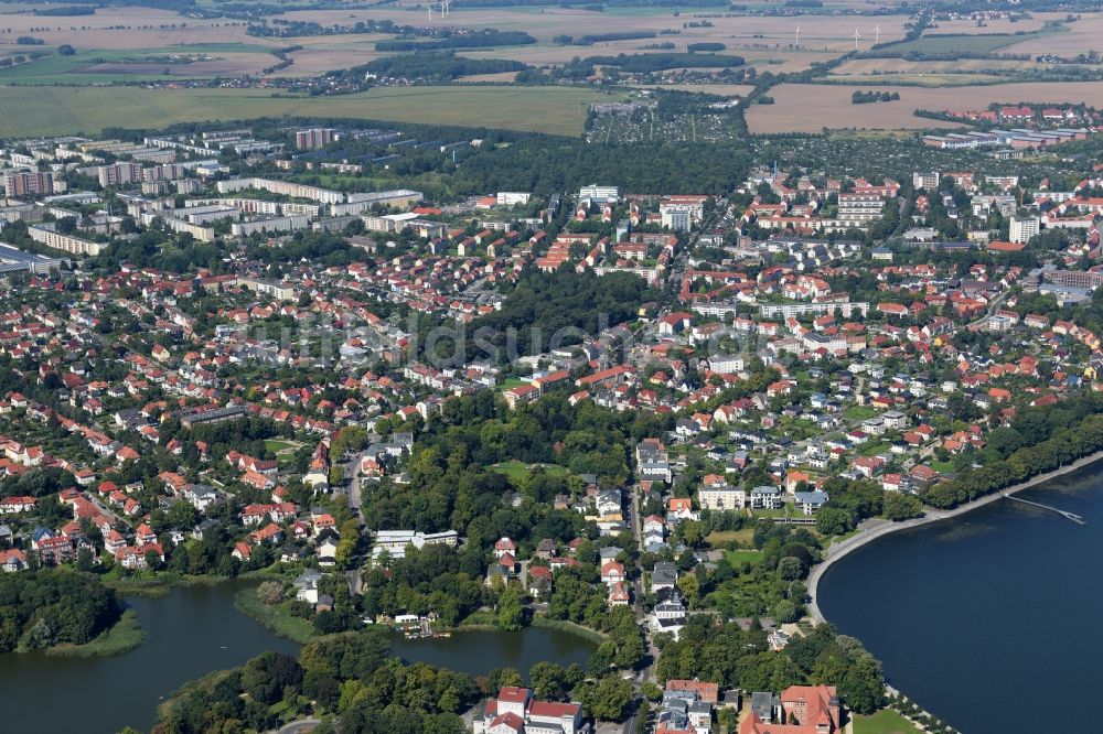 Stralsund aus der Vogelperspektive: Ortsansicht in Stralsund im Bundesland Mecklenburg-Vorpommern