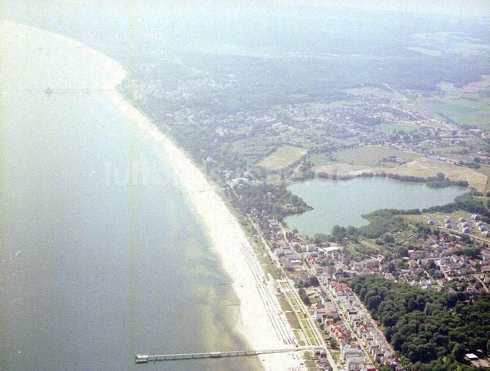 Bansin / Usedom - MV von oben - Ortsansicht des Strandbereiches von Bansin / Usedom.