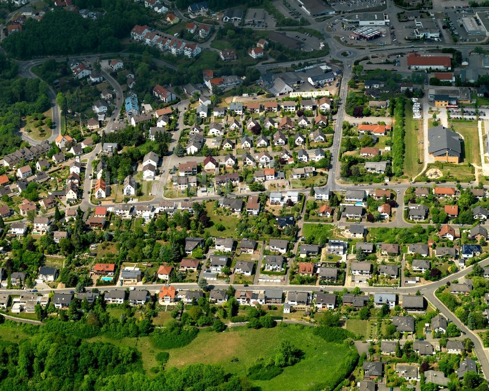 Stromberg von oben - Ortsansicht von Stromberg im Bundesland Rheinland-Pfalz