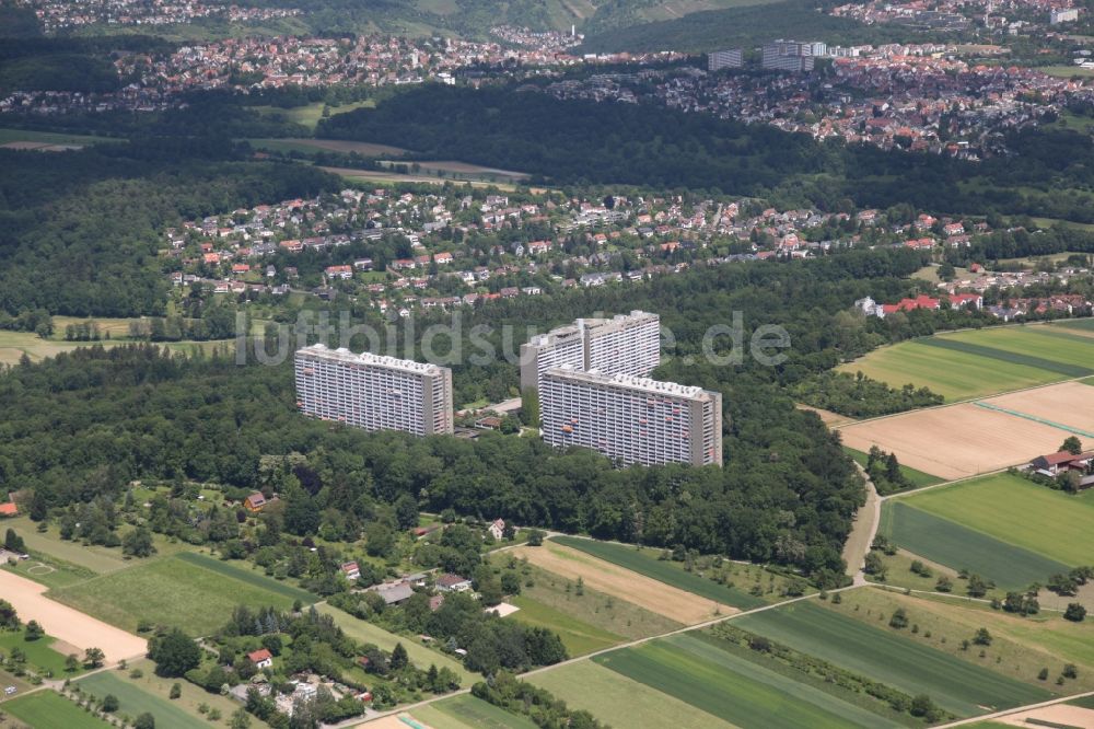 Luftaufnahme Stuttgart-Asemwald - Ortsansicht von Stuttgart-Asemwald im Bundesland Baden-Württemberg