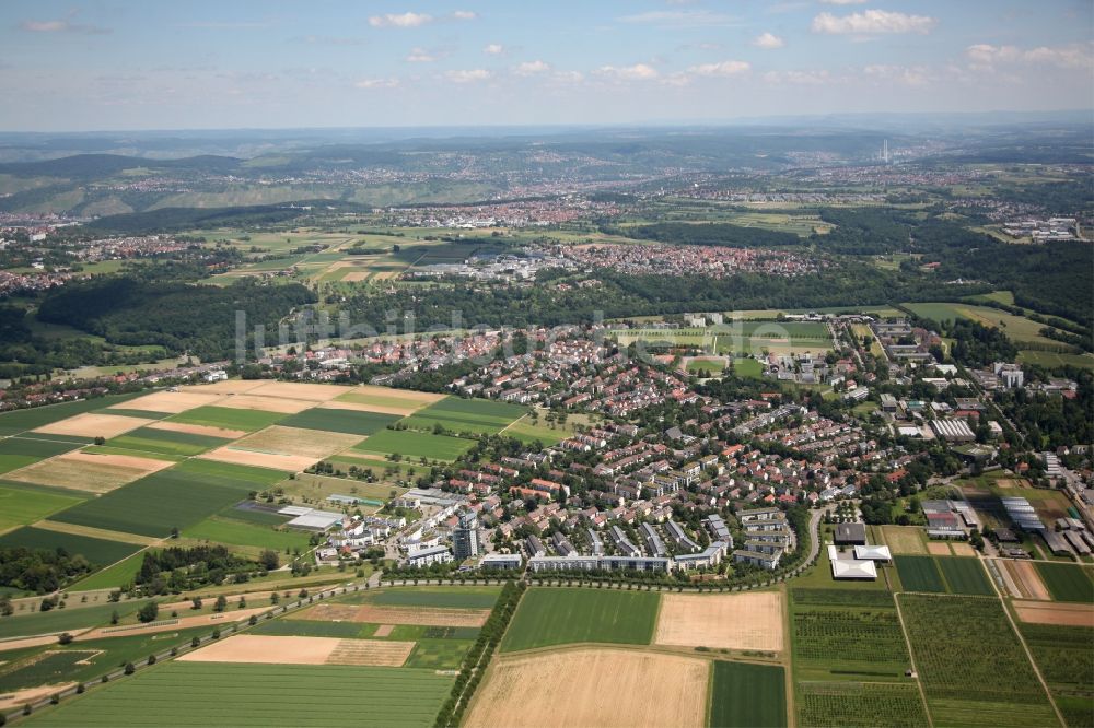 Luftaufnahme Stuttgart-Steckfeld - Ortsansicht von Stuttgart-Steckfeld im Bundesland Baden-Württemberg