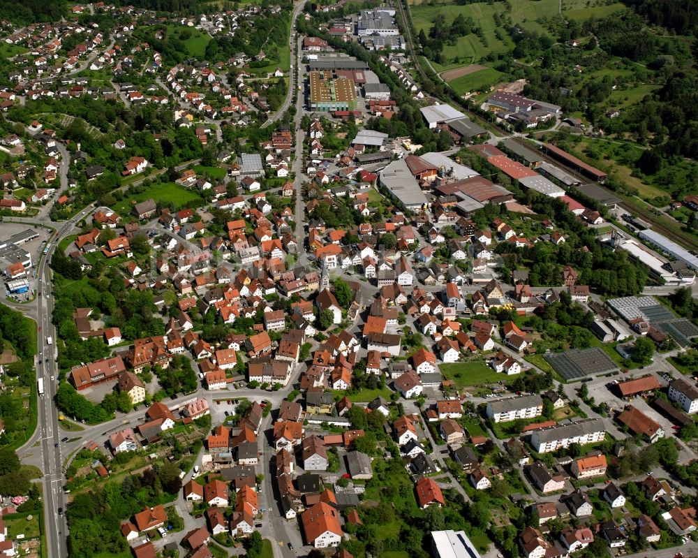 Luftbild Sulzbach an der Murr - Ortsansicht in Sulzbach an der Murr im Bundesland Baden-Württemberg, Deutschland