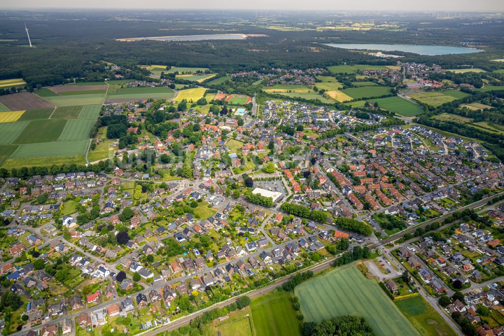 Luftaufnahme Sythen - Ortsansicht in Sythen im Bundesland Nordrhein-Westfalen, Deutschland