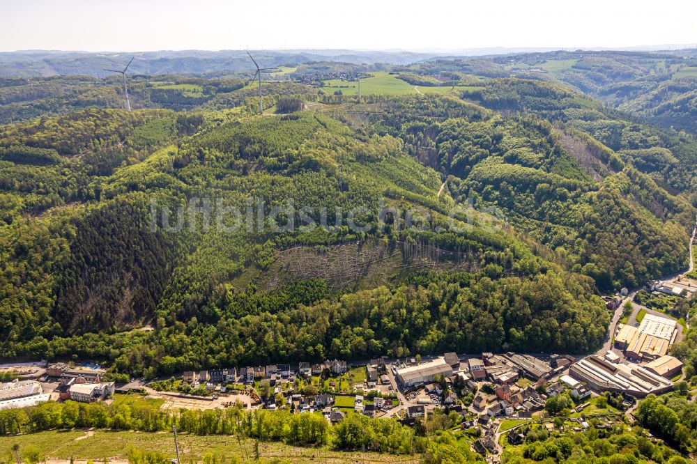 Luftbild Nahmer - Ortsansicht im Talbereich in Nahmer im Bundesland Nordrhein-Westfalen, Deutschland