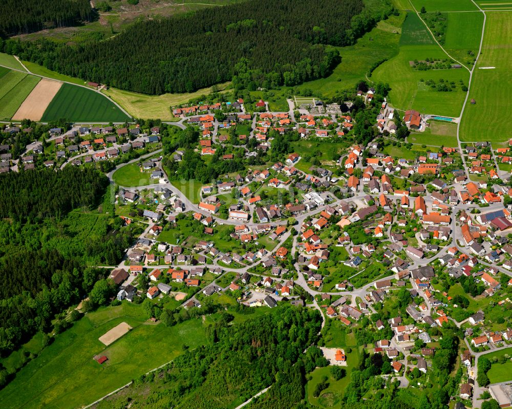 Tannheim von oben - Ortsansicht in Tannheim im Bundesland Baden-Württemberg, Deutschland