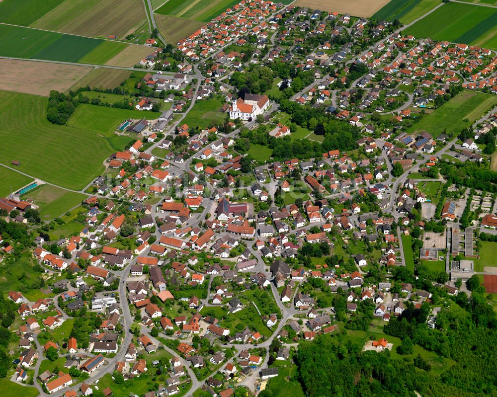 Luftbild Tannheim - Ortsansicht in Tannheim im Bundesland Baden-Württemberg, Deutschland